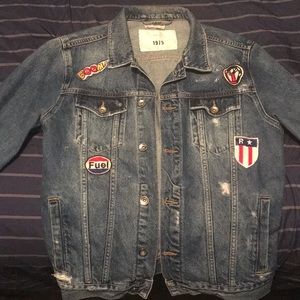 Men’s Zara Distressed Denim Jacket